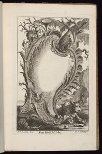 木のカートリッジ、不規則なカートリッジの本 作： François de Cuvilliés the Elder