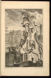 ヴィーナスの噴水のデザイン 作： François de Cuvilliés the Elder