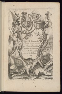 タイトルページ、用途別カートリッジブック 作： François de Cuvilliés the Elder