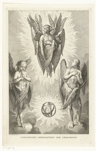 異なる装いの 3 つのセラフィム ケルビンのいくつかの画像 (オブジェクトのタイトル) 作： François van Bleyswijck