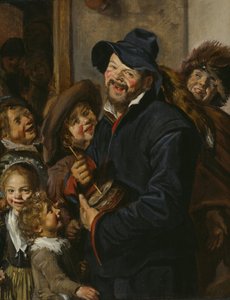 ロンメル・ポット奏者》1630年頃（油彩・パネル） 作： Frans (Follower of) Hals