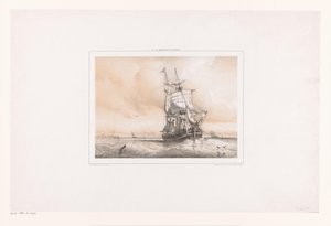 海のツーマスター 作： Frans Arnold Breuhaus de Groot