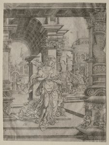 ルクレティアの死 作： Frans Crabbe van Esplegem