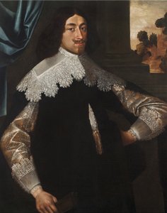 1641年、グリベルゲン伯、ウジェーヌ・ド・ベルゲスの肖像（3114331のペア） 作： Frans Denys