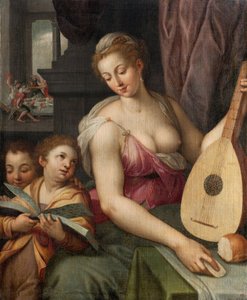 音楽の寓意、1575年頃 作： Frans Floris