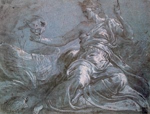 接触の寓意、c1516-1570 作： Frans Floris