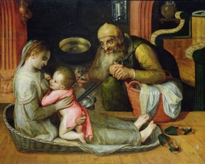 聖家族、1554年 作： Frans Floris