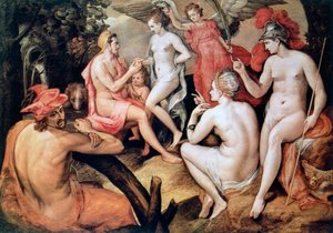 パリの判決、c1550 作： Frans Floris