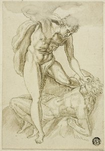 アベルを殺すカイン 作： Frans Floris I