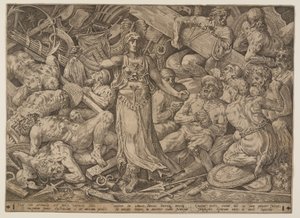 捕虜と戦利品に囲まれたヴィクトリア 作： Frans Floris I