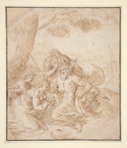 バッカスの誕生 作： Frans Floris the Elder