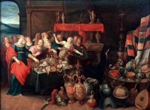 「認識されたアキレス」、1620 年代。 作： Frans Francken II