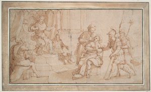 ロクリのザレウコスの盲目 作： Frans Francken the Younger