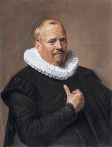 オランダ語：男の肖像 男の肖像 作： フランス・ハルス