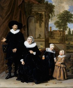 オランダ人家族の肖像 作： フランス・ハルス