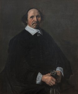 男の肖像、c。 1655-60（キャンバスに油彩） 作： Frans Hals