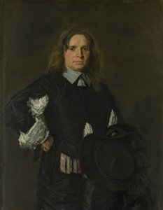 男の肖像、1650年代初頭。 作： Frans Hals