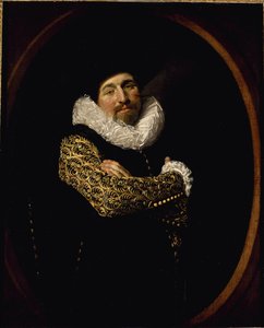 男性の肖像 作： Frans Hals