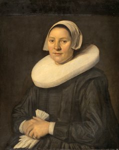 女性の肖像画、17 世紀。 作： Frans Hals