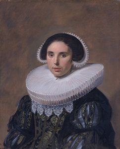 ニコラエス・ハッセラー（Q15429895）（1594-1667）と思われる女性の肖像。ニコラエス・ハッセラーの2番目の妻。 作： フランス・ハルス