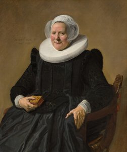 年配の女性の肖像、1633年。 作： Frans Hals
