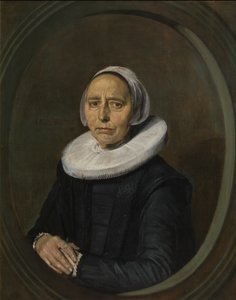 不明、53歳の女性の肖像 作： フランス・ハルス