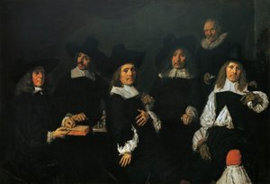 ハーレムの老人救済施設のリージェンツ 作： Frans Hals