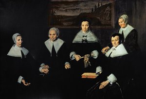 老人のアルムハウスの摂政、ハーレム、1664 作： Frans Hals