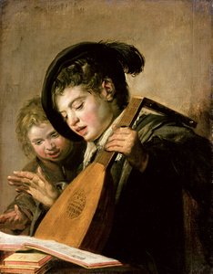 歌う男の子 作： Frans Hals
