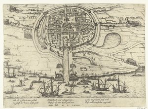 ミデルブルグ包囲戦、1574年 作： Frans Hogenberg