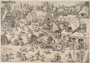 ホーボーケンでのフェア、c。1559。 作： Frans Hogenberg