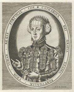 ハプスブルク家のキャサリンの肖像 国王、王妃、王子、王女の肖像 (シリーズ名) 作： Frans Huys