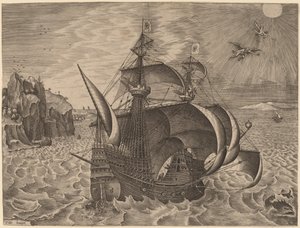 アームスリーマスター ダイダロスとイカロス・イン・ザ・スカイ 作： Frans Huys after Pieter Bruegel the Elder