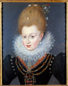 ヘンリー4世の寵愛を受けたガブリエル・デストリーズ（1573-1599）の肖像 匿名で描かれたFrans Pourbus Le Jeune（Francois（Franz）Porbusの作品 作： Frans II (after) Pourbus