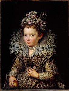マントゥアの王女エレオノーラ・ゴンザーガの肖像、子供、1605年頃（絵画