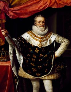 フランスのアンリ4世の肖像（ポー 作： Frans II Pourbus