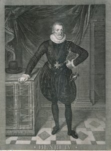 フランスのヘンリー四世の肖像 作： Frans II Pourbus