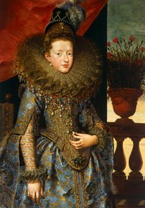 マルゲリータ・オブ・サヴォイの肖像」（Frans Pourbus the Younger作、油彩・キャンバス 作： Frans II Pourbus