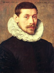 32歳の男の肖像 作： Frans II Pourbus