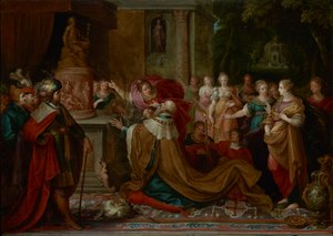 ソロモンの偶像 作： Frans II the Younger Francken