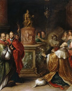 ソロモンの偶像、1622年頃（パネルに油彩） 作： Frans II the Younger Francken