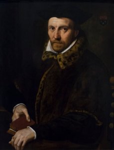 ドム・アンドレアス・ブーリンジェの肖像 1580年頃 オーク材に油彩 作： Frans I Pourbus