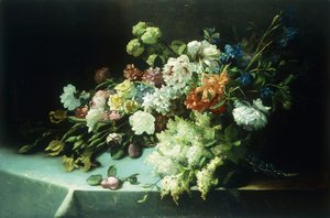 フローラル・スティルライフ 作： Frans Mortelmans