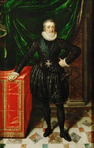フランス語：黒い衣装のフランス王アンリ4世（1553-1610）の肖像 アンリ4世黒い衣装のフランス王アンリ4世 作： Frans Pourbus the Younger