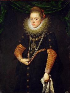 オーストリアのコンスタンスの肖像15881631、ポーランドの女王、約1603年 作： Frans Pourbus the Younger