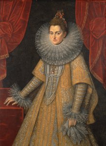 スペインのインファンタイザベラクララユージニアの肖像1566-1633、c。 1598