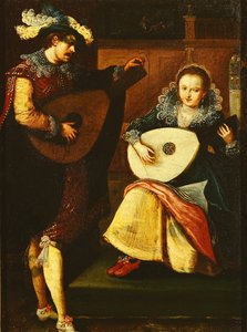 五感：聴覚 作： Frans Pourbus the Younger