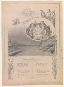 「アウト アンド ホーム」のクリスマスの絵 作： Frans Schwartz