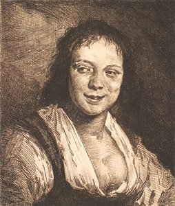 フランス・ハルスにちなんで笑う少女