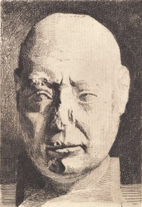 石膏ギプス後のエジプト人の頭 作： Frans Schwartz